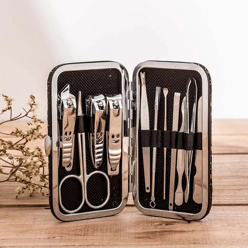 Conjunto de Ferramentas - 11PCS = Creativo Smiley Unhasl Ferramentas de Unhasl Facil Corte e Forma; Clippers Unhas e Tesouras,