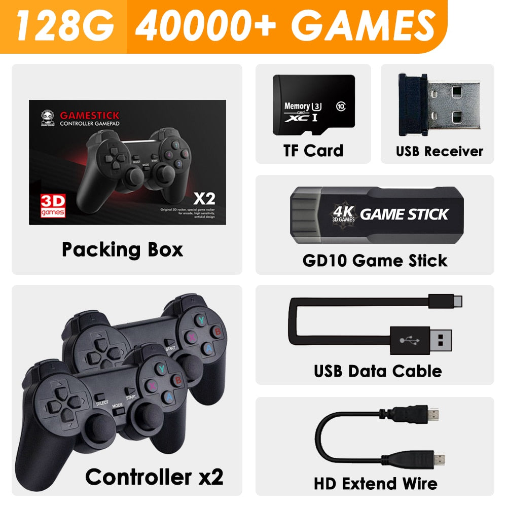 Console 4K 60fps HD HDMI GD10 Retro TV Game