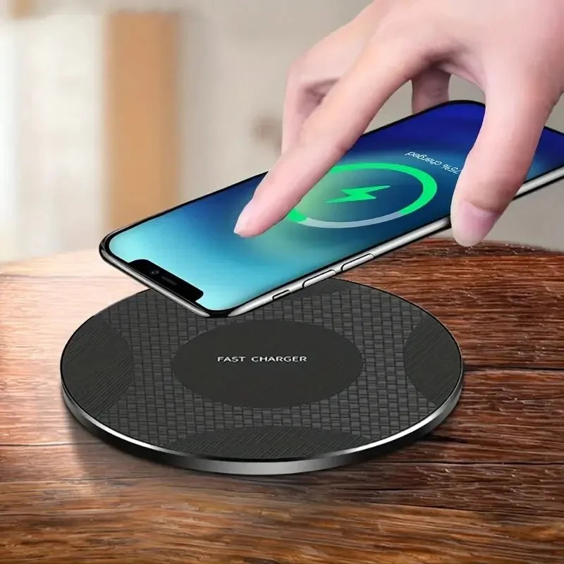 Carregador 10W Wireless Pad Ultra-Fino iPhone - Samsung .