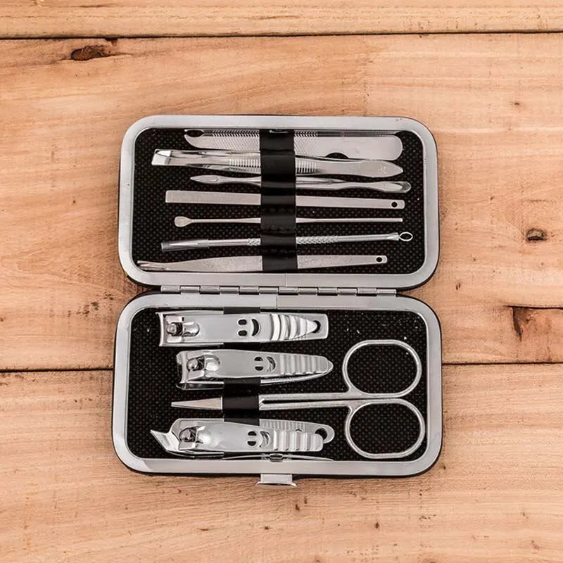 Conjunto de Ferramentas - 11PCS = Creativo Smiley Unhasl Ferramentas de Unhasl Facil Corte e Forma; Clippers Unhas e Tesouras,