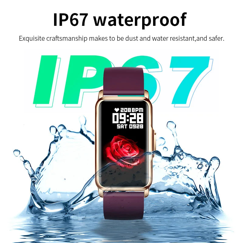 Relógio Inteligente Lige Feminino Masculino bluetooth conectado, telefone, música fitness Monitor de sono 1.47"...