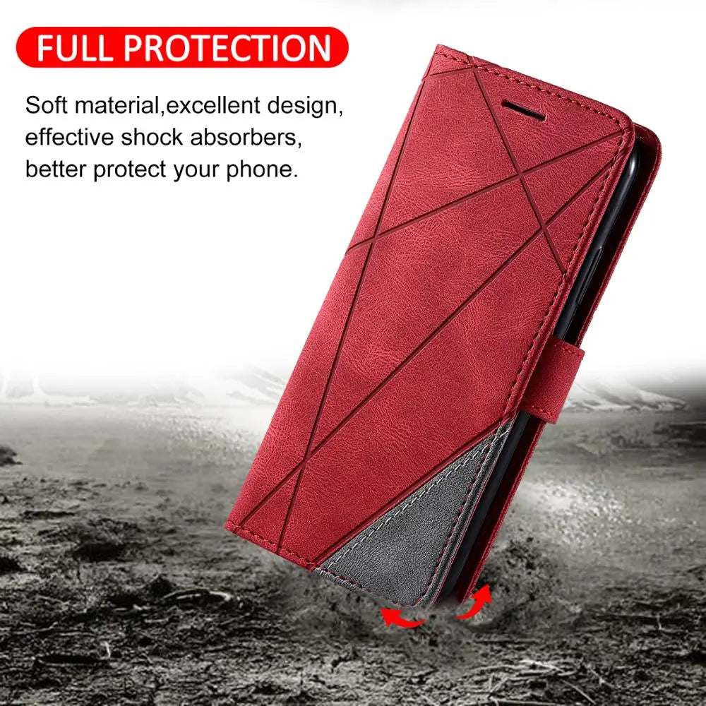 Capa de Luxo Couro Flip Samsung Galaxy Note 9 10 20 Carteira.