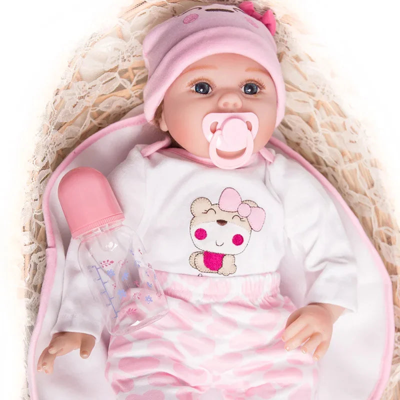 Boneca Silicone Reborn Realistas Playmate Presente.