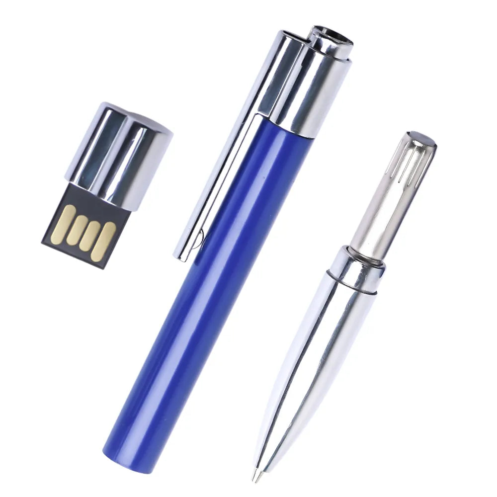 Caneta Ballpoint USB Flash Drive 16 a 64GB High Speed Metal Pen drive