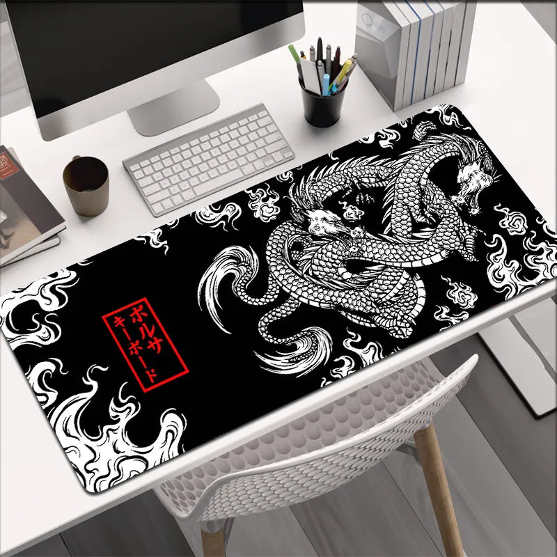 Mouse Pad Estilo Chines Gaming Acessório Carpete Deskmat Keyboard Pad