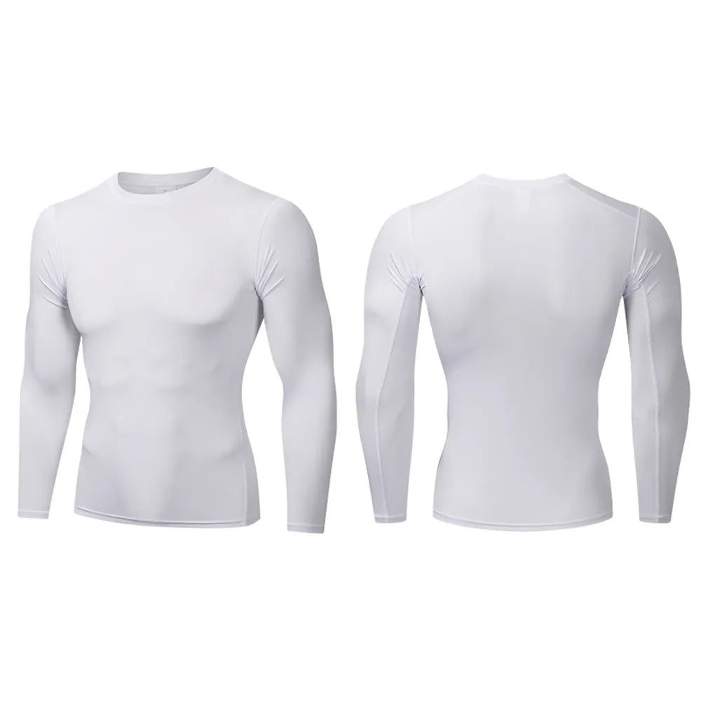 Camisas Longa Ginastica T-shirt Compressão - Fitness -